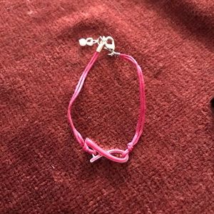 Breast cancer support bracelet
